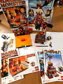 LEGO Games: Magma Monster (3847, COMPLETE)/Lava Dragon (3838, INCOMPLETE)