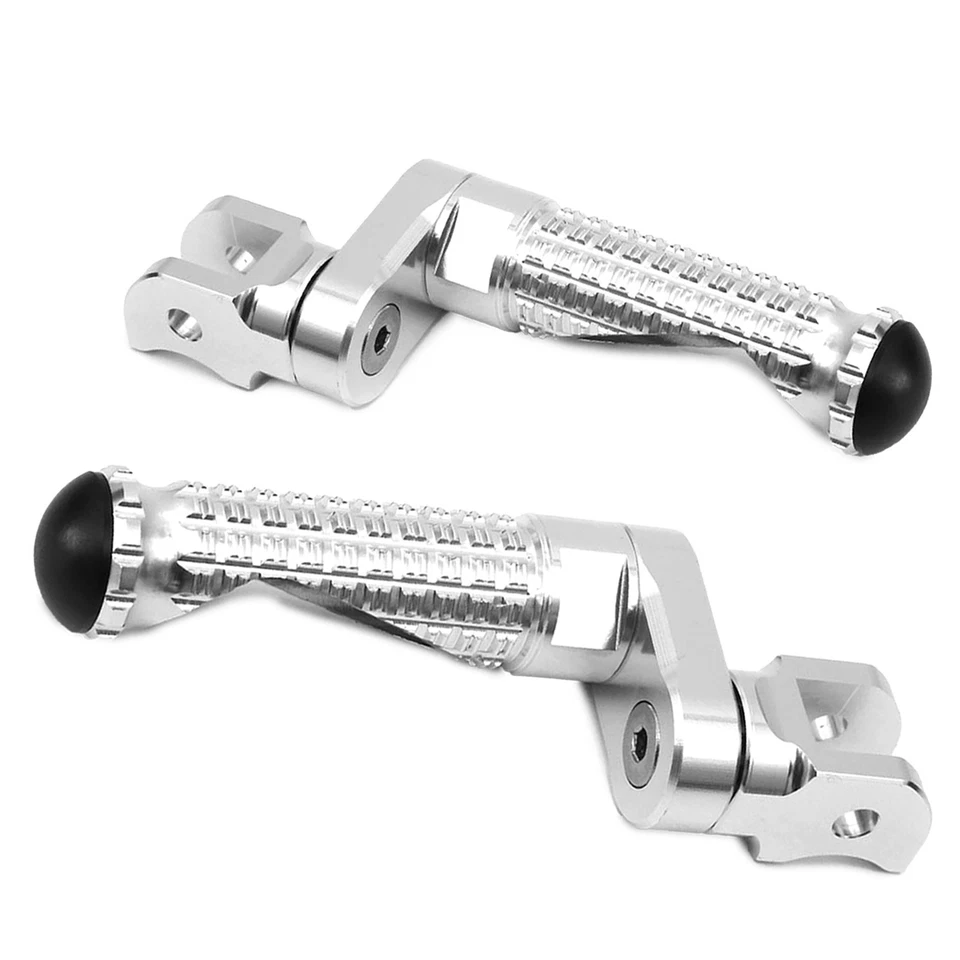 Clavijas de pie delanteras plateadas elevadoras MPRO 1 pulgada para Honda NC700 S/X 12 13 14 15 16 Foto 1 de 4