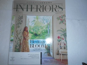 INTERIORS MODERN/LUXURY MAGAZINE 2025 ~ The Outdoor Issue ~vol 2 PALM BEACH - Picture 1 of 4