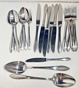 Dansk Altissimo Vintage Acciaio Inox 22 Pezzi Set Posate Forchetta Coltello Cucchiaio - Foto 1 di 13