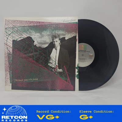 Brian Setzer - The Knife Feels Like Justice Vinyl LP Very Good Plus (VG+)/Very G - Image 1 of 4