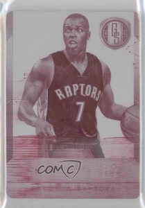 Placa de impresión estándar de oro Panini 2014-15 magenta 1/1 Kyle Lowry #73 1u6 - Imagen 1 de 3