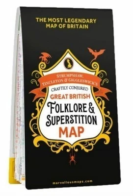 Craftily Conjured Great British Folklore And Superstition Map Christmas gift ide - Image 1 of 4