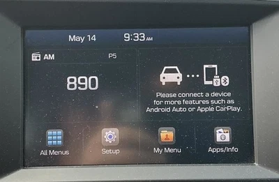 Info-GPS-TV Screen Navigation Assembly Sedan Fits 17-18 ELANTRA 831735 - Bild 1 von 4