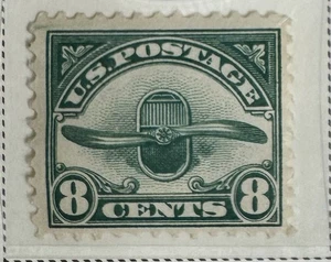 Estampillas de Estados Unidos Scott #C-4 MNH correo aéreo aviones-aviación - Imagen 1 de 2