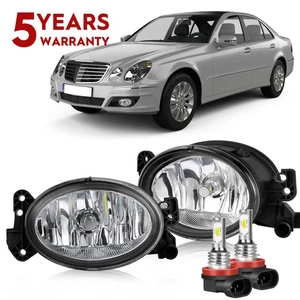 Fog Lights Driving Lamps Assy with H11 bulbs PAIR For 2007-2009 MB E-class W211 - Picture 1 of 21