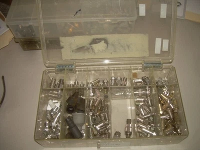 RG6 Coax Compression Connectors Universal Cable Fitting Ends CATV SATV F Type HD - Image 1 of 4