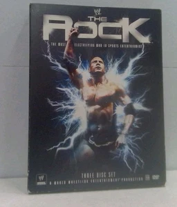 DVD The Rock Three DIsc Set Most Electrifying Man in Sports Entertainment NEW - Picture 1 of 5