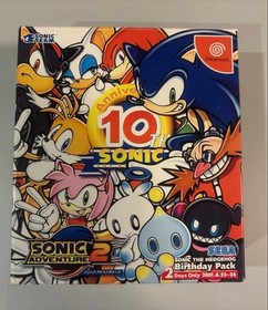 Limited Edition 10th Anniversary Sonic Adventure 2 Birthday Pack SEGA Dreamcast