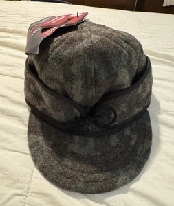 Stormy Kromer Original Kromer Cap Winter Wool Hat With Ear Flap Camo Size 6 3/4 - Picture 1 of 10