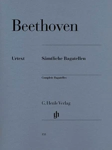 Beethoven Bagatelles Complete Piano Henle Urtext Advanced Sheet Music Book - Picture 1 of 1