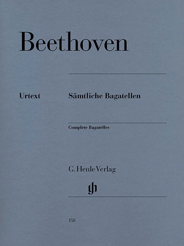 Beethoven Bagatelles Complete Piano Henle Urtext Advanced Sheet Music Book - Image 1 of 1