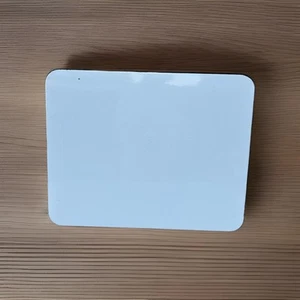 Vtg Porcelain ENAMEL TABLE TOP ONLY Magnetic Menu/Message Board Shelf Table Top - Picture 1 of 5