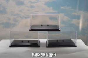 3 Clear Display Cases Rocks Minerals Funko Minis Hotwheels Matchbox 1/76 1/64 - Picture 1 of 9