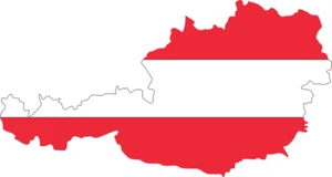 Sticker Austria map car sticker sticker contour cut - Picture 1 of 1