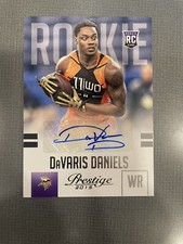 DAVARIS DANIELS 2015 Panini Prestige Extra Points Signatures Rookie Card Auto RC