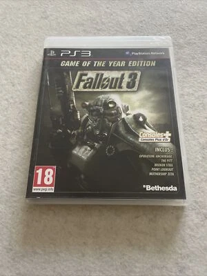 Fallout 3 Game of the Year Edition PS3 Complet PAL FR Sony PlayStation GOTY DLC - Bild 1 von 3