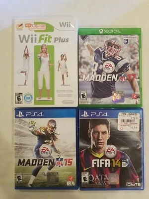Wii Fit PLUS, FIFA 14, MADDEN 15 & 17 XBOX ONE PS4 WII READ DESCRIPTION  - Image 1 of 4