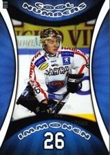 2008-09 Finnish Cardset Cool Numbers Blue #2 Jarkko Immonen