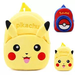 Pikachu Pokeball Kindergartenrucksack Junge Mädchen Kinder Schultertasche Tasche - Bild 1 von 9