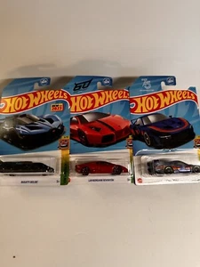 Hot Wheels Collection Bugatti Bolide Porsche 935 Lamborghini Reventon Value Deal - Picture 1 of 8
