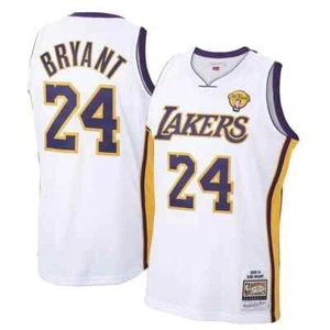LAKERS Los Angeles - Bryant # 24 - Baloncesto NBA - XL (EE. UU.-GRANDE) Blanco - Imagen 1 de 11