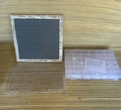 Felt Letter Board Message Sign –  Word Pack  White Characters 10 x 10 - Image 1 of 4