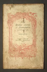 TRES BEAUX LIVRES ET MINIATURES du XIIIe au XIXe siècle, bibliophilie Maggs BROS - Imagen 1 de 3