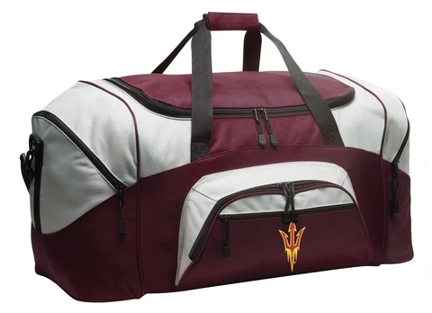 GREAT CHRISTMAS GIFT Arizona State Duffel Bag ASU Suitcase or Gym Duffel Cover