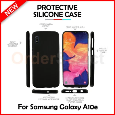 FENZER Ultra Slim Protector Shockproof Phone Case BLACK for Samsung Galaxy A10e