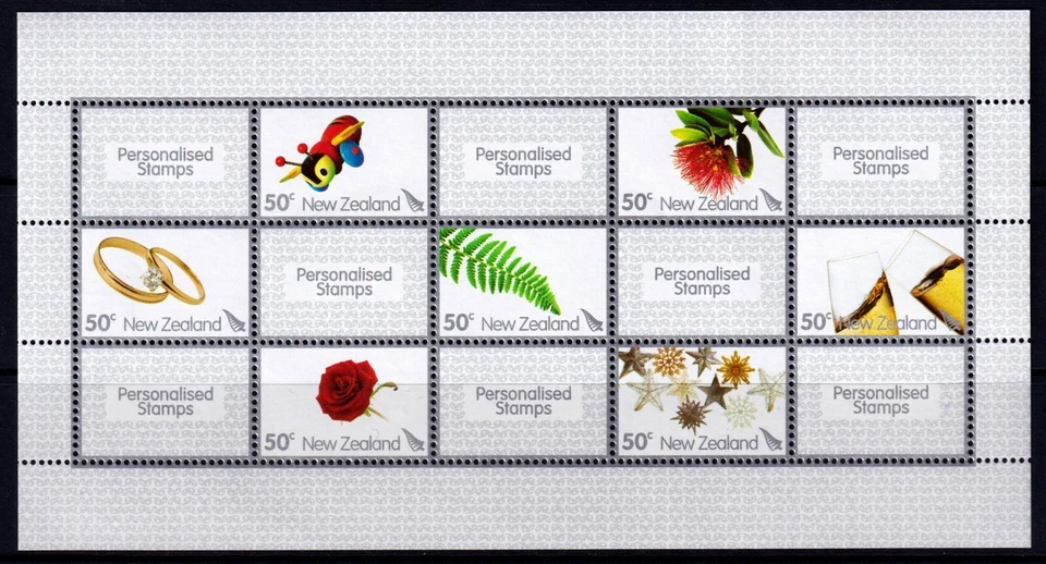 Nueva Zelanda 2007 Saludos Como Nuevo MNH Hoja Miniatura SC 2138 Foto 1 de 1