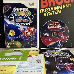 Super Mario Galaxy W.Manual Nintendo Wii Wii U NTSC-J TESTED FREE TRACKED POST - Picture 1 of 13