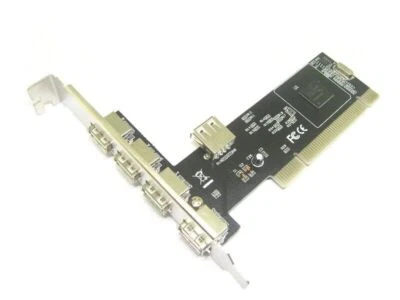 1pc PCI to USB card USB expansion card NEC chip 2.0 PCI to USB2.0 card 4 ports - Image 1 of 4