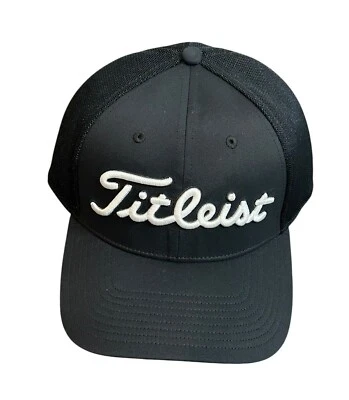 Sombrero ajustado de malla Titleist Golf Tour negro nuevo talla L/XL Foto 1 de 4