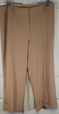 Pantalones Tailor B. Moss Mujer Beige Elastizados Carrera Pantalones Carrera Talla 10 Foto 1 de 4