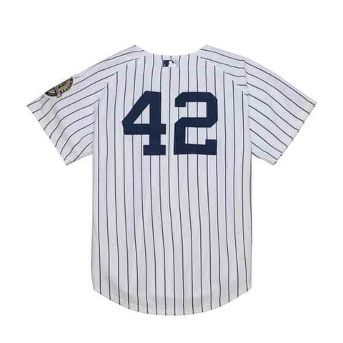 New York Yankees Mariano Rivera Mitchell & Ness White 2013 MLB Authentic Jersey Cover