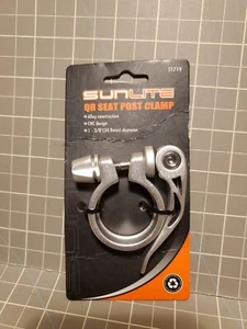 Sunlite Alloy Seat Clamp Quick Release 34.9mm Silver - Picture 1 of 3