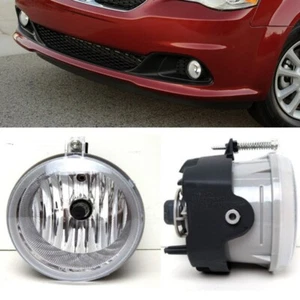 2x For Dodge Caravan 2011-2018 Car Front Left Right Fog Light Cover Frame Bulb - Picture 1 of 1