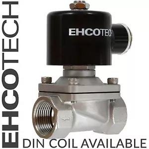 Elettrovalvola 3/4" 110V / 120V AC Viton Acciaio Inox SS NC 110VAC - Foto 1 di 7