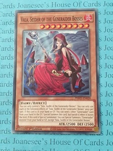 Tarjeta Vala, Seidhr of the Generaider Bosses PHHY-EN020 Yu-Gi-Oh 1a Edición Nueva - Imagen 1 de 3