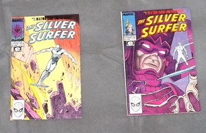 SILVER SURFER #1-2 Complete Set VF/NM 1989 Moebius Stan Lee Galactus Marvel - Picture 1 of 2
