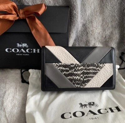 Bolsa tiracolo Coach Callie Foldover patchwork estilo 38975 nova com etiquetas - Imagem 1 de 4