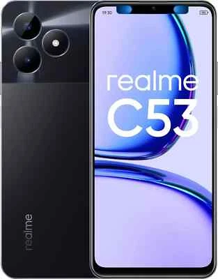 Realme C53 (RAM 6GB, 64GB) Nero 6.74" 108MP Dual Sim Sbloccato Versione Globale - Immagine 1 di 4