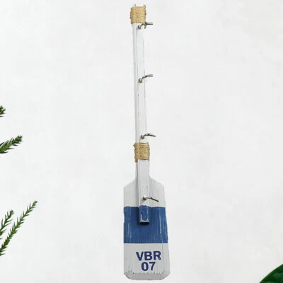  Hanging Beach Ornaments Decorative Oars for Wall Nautical Bathroom Accessories - Image 1 of 4