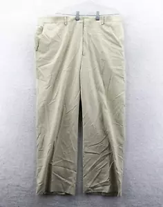 Claiborne Dress Pants 38x29 Mens Khaki Beige Suit Trousers 38 x 29 Slacks Preppy - Picture 1 of 11