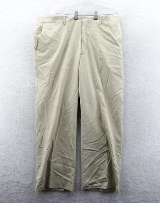 Claiborne платье брюки 38 x 29 мужской хаки бежевый костюм брюки 38 x 29 брюки опрятный - Изображение 1 из 4