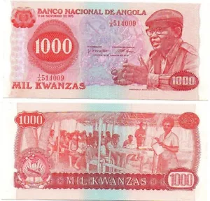 Angola - 1000 Kwanzas 1979 XF P. 117 Lemberg-Zp - Picture 1 of 1