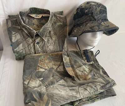 Men’s RedHead Camo Lot Shirt Pants Bucket Hat Hunting Outdoor Gear - Image 1 of 4