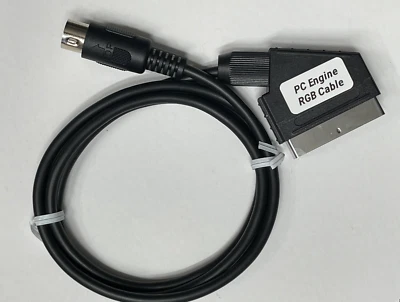 PC Engine RGB Stereo SCART shielded cable and THS7374 RGB Amp - Image 1 of 4