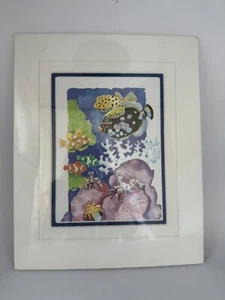Paul Brent Tropical Fish Print New Sealed - Picture 1 of 3